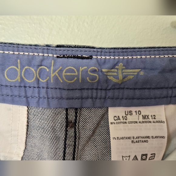 Dockers Denim Shorts Size 10 - Picture 4 of 5